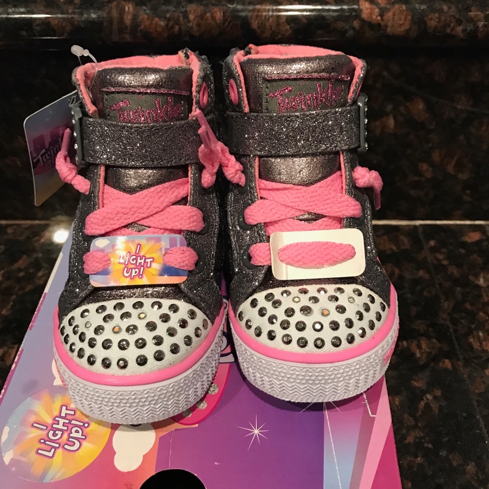Brand new Skechers Twinkle Toes toddler sneakers